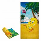 Licensed Tweety Bird and Sylvester iPod  Fiber Reactive Beach/Bath Towel