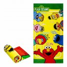Licensed Sesame Street Elmo, Big Bird, Friends Fiber Reactive Beach/Bath Towel