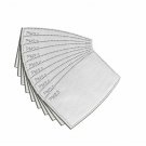 PM 2.5 Activated Carbon Anti Haze Mask Filters Replaceable 5 Layer - 10 PCS Pack