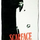 Licensed Scarface Tony Montana Silhouette Plush Lightweight Queen Size Blanket