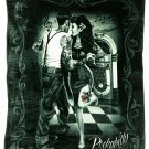 Licensed DGA Day of the Dead Rockabilly Juke Box Dance Plush Blanket Queen Size