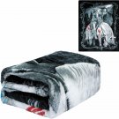 DGA Day of the Dead Native Horse Queen Size Lightweight Blanket End of The Trail