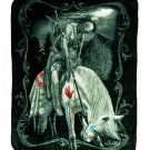DGA Day of the Dead Native Horse Queen Size Thick Soft Blanket  End of The Trail