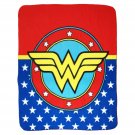 DC Comics Wonder Woman Logo Amazonian Princess Soft Fleece Throw Blanket