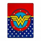 Licensed DC Comics Wonder Woman Logo Shield Hero Soft Area Rug 4x6 Feet Carpet