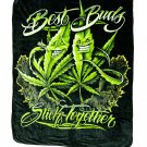Best Buds Stick Together Mary Jane Lightweight Plush Soft Blanket Queen Size