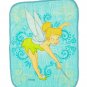 Disney Peter Pan Tinker Bell Pink Royal Plush Baby Size Blanket Touch of Tink