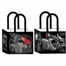 DGA Day of the Dead Art Shopping Tote Bag Reusable Fresh Cuties Rockabilly Pinup