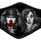 DGA Day of the Dead Chicano Chola Style Pachuco Rockabilly Face Mask w/Filter