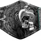 DGA Day of the Dead Chicano Aztec Calendar Art Noche Triste Face Mask w/Filter