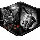 DGA Day of the Dead Art Religious Archangel/Forgiven Jesus Face Mask w/Filter