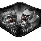 DGA Day of the Dead Drama Faces Smile Now Rockabilly Face Mask w/Filter