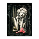 DGA Marilyn Monroe Day of the Dead Fleece Plush Throw Blanket Heart Breaker