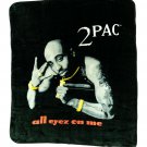 Licensed Tupac Makaveli Plush Soft Thick Queen Size Blanket All Eyez on Me 2 Pac