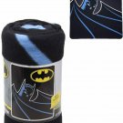 DC Comics Licensed Batman Silhoutte Classic Dark Knight Fleece Throw Blanket