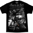 DGA Ride of Die Bad to the Bone America Day of the Dead David Gonzales T Shirt