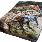 Signature Collection 13 Wild Horses Native Plush Raschel Queen Size Blanket