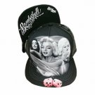 DGA Day of the Dead Marilyn Monroe Rockabilly Art Ladies Snapback Hat Bombshells