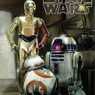 Disney Star Wars Super Soft Plush Twin Size Sherpa Blanket R2-D2, C-3PO, and BB8