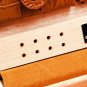 Cohiba Leather Cedar Cigar Travel Case Humidor with Cigarette Cutter and Lighter Brown