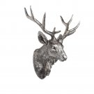 Resin Deer Head Mount Wall Art Decor Sculpture Animal Statue Faux Taxidermy Ornaments 46 cm