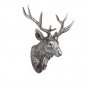 Resin Deer Head Mount Wall Art Decor Sculpture Animal Statue Faux Taxidermy Ornaments 46 cm