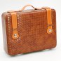Cohiba Leather Travel Humidor Handbag Case Cedar Wood with Humidifier and Hygrometer
