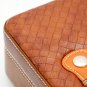 Cohiba Leather Travel Humidor Handbag Case Cedar Wood with Humidifier and Hygrometer