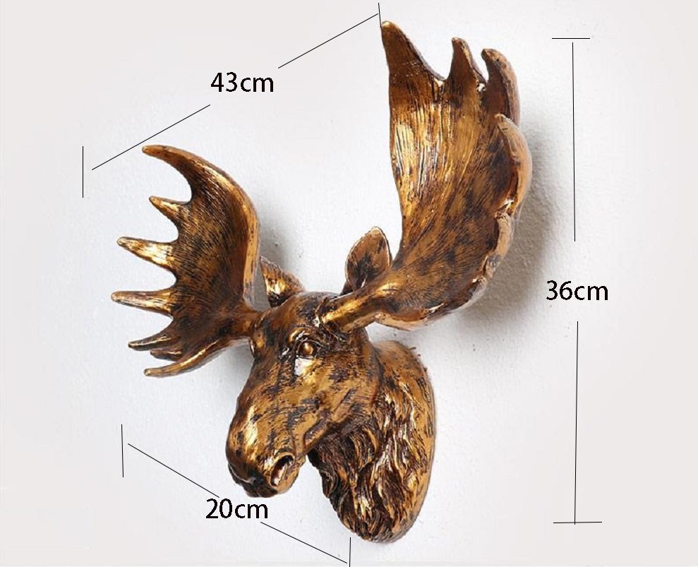 resin moose statue