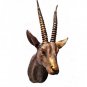 Goat Head Mount Wall Sculpture Decor Animal Sheep Statue Faux Taxidermy Ornaments