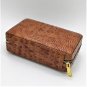 Cohiba Leather Cedar Cigar Travel Case Humidor with Cigarette Cutter and Lighter Brown