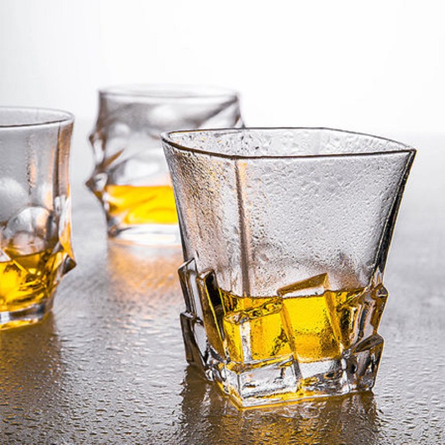 Crystal Whiskey Rocks Glass 300ml, Old Fashioned Glass Tumbler