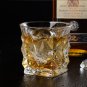 Crystal Whiskey Rock Glass - Set of 2 Old Fashioned Tumbler 9.4 OZ