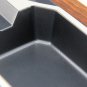 JiFENG Cigarette Ashtray Cigar Ashtray Brown Wood Body Metal Cigar Holers 2 Slot Cigars