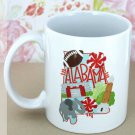 STATE ALABAMA DOODLE WHITE MUG