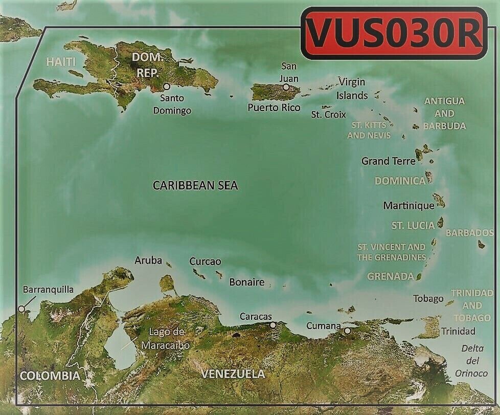 VUS030R BlueChart G2 HD Vision MARINE GPS MAP micro SD/SD FOR GARMIN GPS/SOUNDER