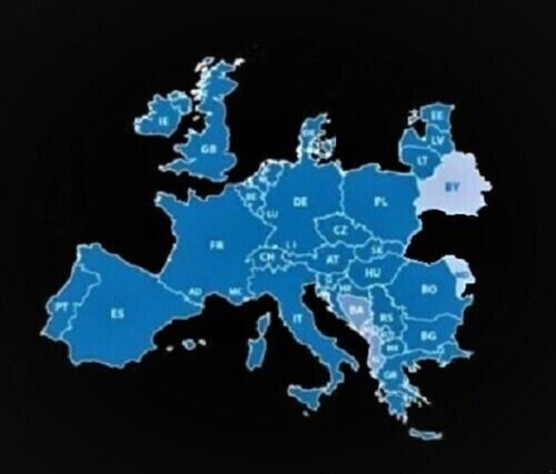2023 Europe GPS Map 2023.10 Update for Garmin devices on microSD