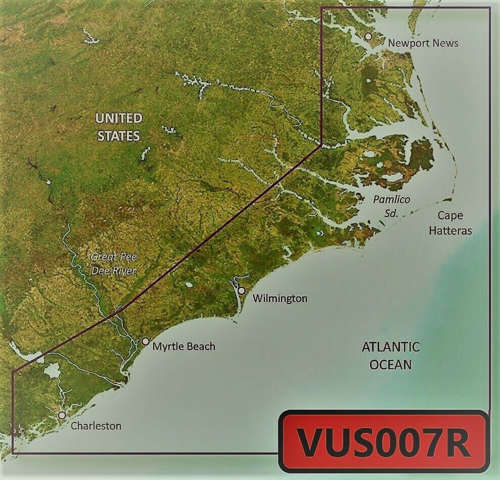 VUS007R BlueChart G2 Vision MARINE GPS MAP micro SD/SD FOR GARMIN GPS/SOUNDER