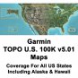 Garmin TOPO U.S. 100K maps - microSD/ SD V.5 010-C1098-00