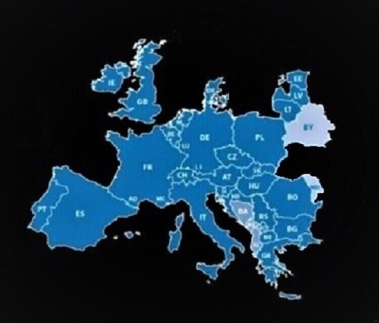 EuropeGPS Map 2024 for Garmin Devices Available on microSD