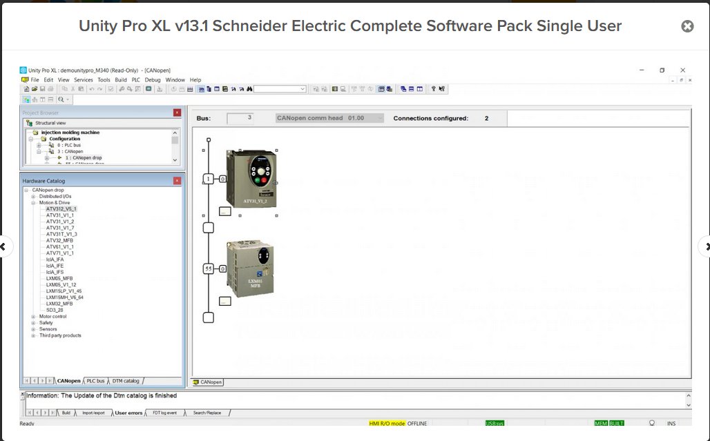 Schneider Electric Unity Pro XL v13.1 Complete Software Pack Single User License