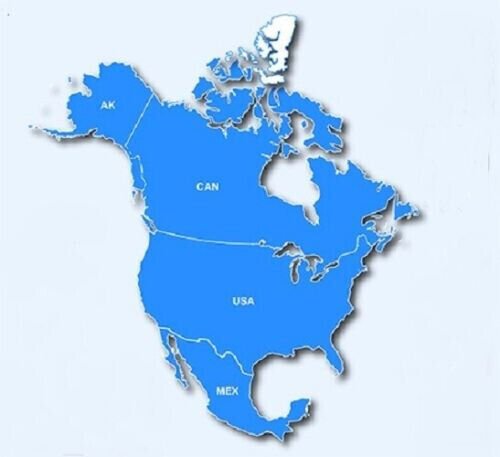 North America USA GPS Map 2025 for Garmin Devices-Latest version