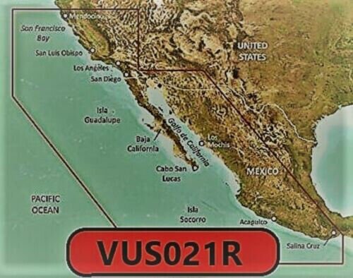 BlueChart VUS021R G2 Vision MARINE GPS MAP micro SD/SD FOR GARMIN GPS/SOUNDER