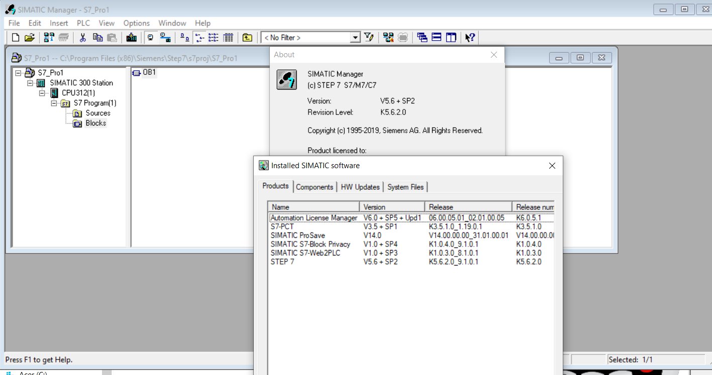 Siemens Simatic Manager PLC Software Step7 V5.6 SP2 License: 6ES7810 ...