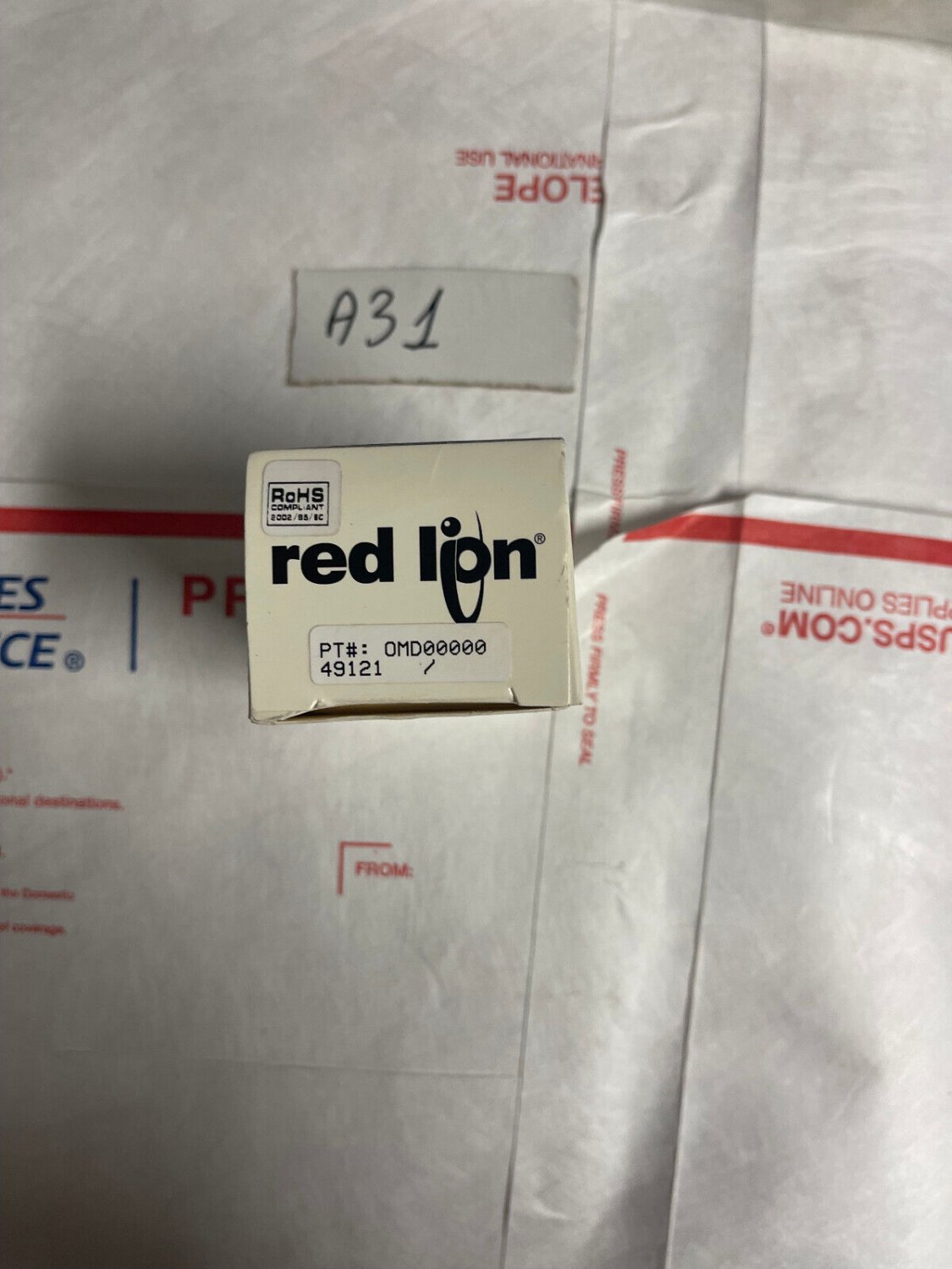 OMD00000  RED LION CONTROLS RELAY MODULE 120/240 VAC OR 28 VDC 5 AMPS