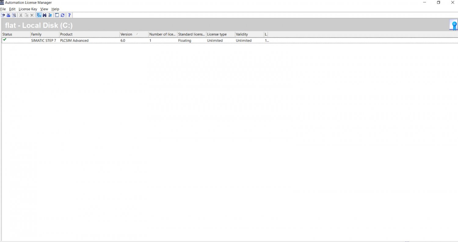 PLCSIM Advanced V6 Siemens SIMATIC S7 6ES78231FE050YA5