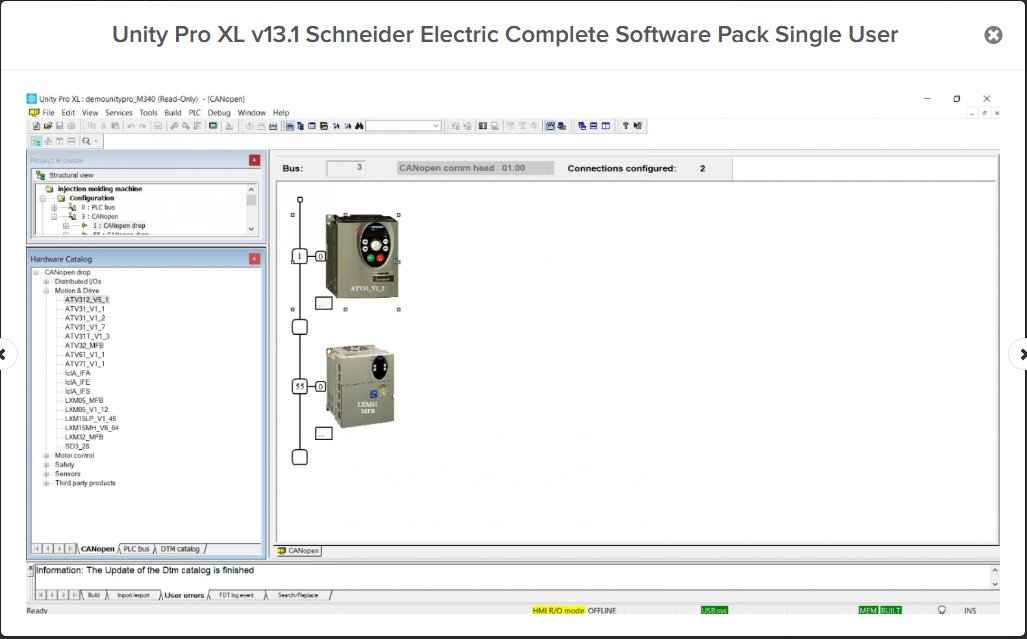 Unity Pro XL v13.1 Schneider Electric : Complete Software Pack Single User