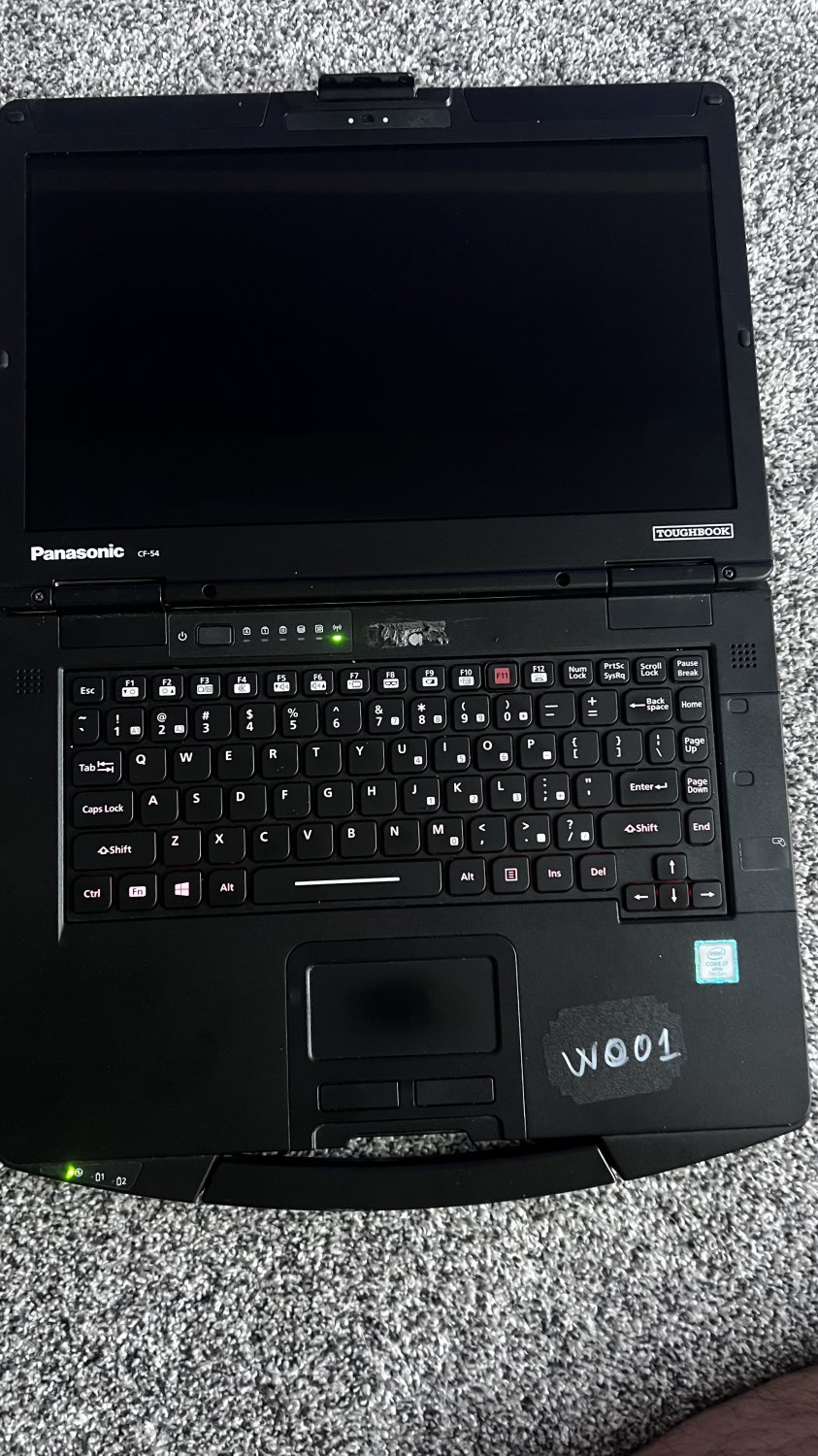 Engineering Laptop Ready Panasonic Toughbook CF-54 SCREEN 14"PLC & HMI Work WOC3