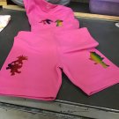 Troll Shorts outfit with tutu and headband