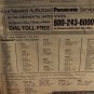 Working PANASONIC 8 TRACK player CX--475EU. With box and mounting bracket.